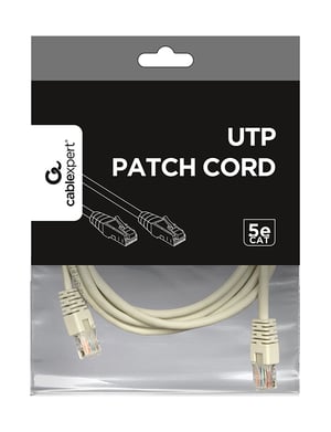 Gembird CAT5e UTP Patch cord, grey, 3 m