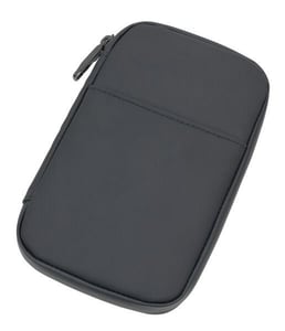 TROIKA BLACK TECH TRAVELLER organizer: Polyester, Polyurethane (PU), Black Canvas
