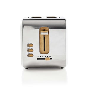 Nedis KABT510EWT 6-slice toaster, 2 cups, 900 W, White