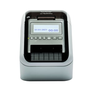 Brother QL-820NWBVMXX1 etikettskrivare, direkttermisk, färg, 300 x 600 DPI, 176 mm/s, trådbunden och trådlös, trådbundet LAN, DK, Wi-Fi, Bluetooth