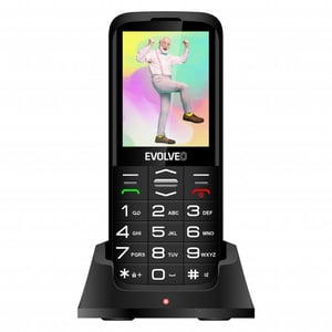 Evolveo EasyPhone 8595683203531 cell phone 7.11 cm (2.8") 113 g Black Phone for seniors
