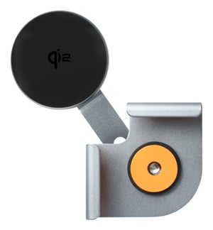4smarts 541114 uchwyt Uchwyt aktywny Wireless charger Czarny, Szary