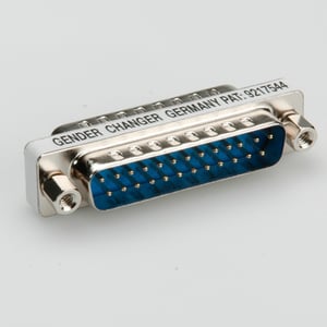 ROLINE Mini Gender Changer, 25-pin M to M