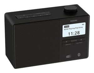 Philips TAR5600/00 Digital Clock Radio, Black