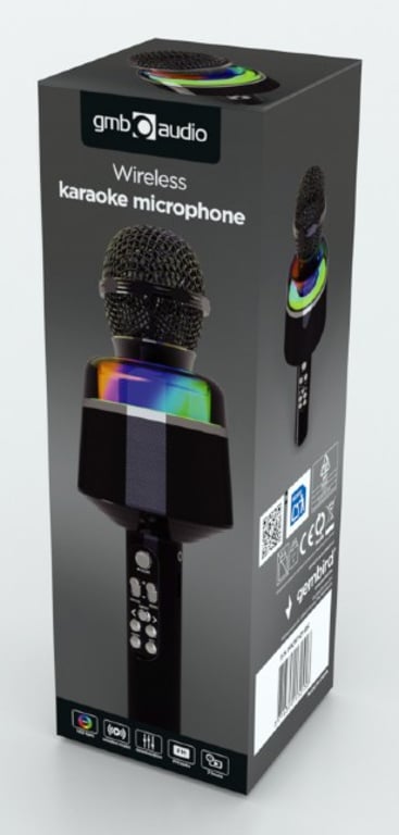 Gembird GMB Audio MICBT-01-BK mikrofon Czarny Mikrofon karaoke