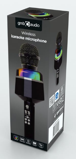 Gembird GMB Audio MICBT-01-BK mikrofon Czarny Mikrofon karaoke