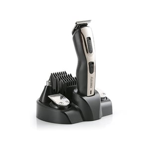 Camry Premium CR 2921 Barttrimmer, Netz- und Akku-Betrieb, schwarz, Spiegel