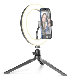 Tech Pop 8018080401534 Lampka do selfie Czarny