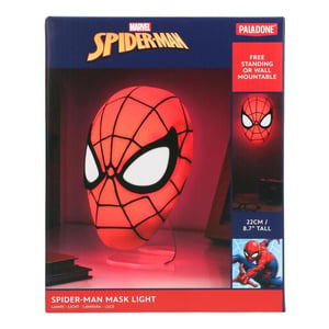 Paladone Spider-Man Mask Light Table Lamp Red, White