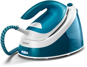 Philips GC6840/20 Dampfstation 2400 W 1,3 l SteamGlide-Bügeleisen Blau, Weiß