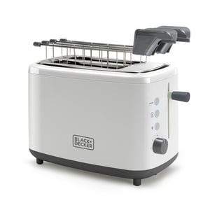 Black & Decker BXTOA820E Toaster für 7–2 Tassen, 820 W, weiß