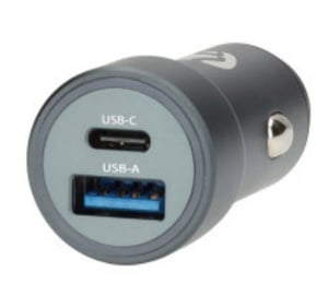 Nedis CCH1C1A48WBK Portable Device Charger, Universal, Gray, Cigarette Lighter, Fast Charging, Automatic