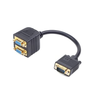 Gembird CC-VGAX2-20CM VGA-Kabel 0,2 m VGA (D-Sub) 2 x VGA (D-Sub) Schwarz