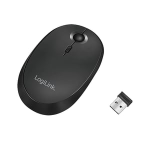 LogiLink ID0204 Maus Büro Beidhändig RF Wireless + Bluetooth 1600 DPI
