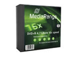 MediaRange MR419 DVD-skiva 4,7 GB DVD+R, 5 st.