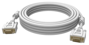Vision 2x VGA 15-pin D-Sub, 3m VGA cable (D-Sub) White