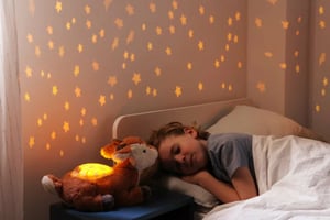 Cloud B Twilight Buddies nocna lampka dziecięca Wolnostojący Beżowy, Brązowy