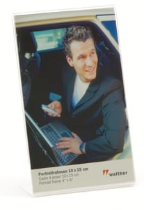 Walther Design Acryl Portrait 10x15 Transparent