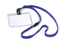 Durable 813907 ID badge and badge holder, fabric, 10 pcs.