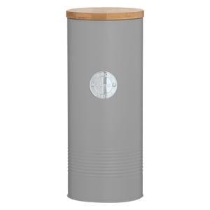 Typhoon Living Pasta Jar – Bamboo and Steel Pasta Container
