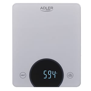 Adler AD 3173S Kitchen Scale, Gray, Built-in, Rectangular, Electronic Kitchen Scale