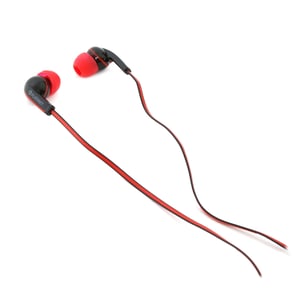 Platinet PM1031 Hörlurar med sladd, in-ear, samtal/musik, svart, röd