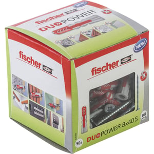 Fischer DUOPOWER 8 x 40 S LD 50 pcs. 40 mm expansion anchor