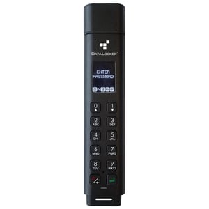 DataLocker Sentry K300 USB-Stick 64 GB, USB Typ A 3.2 Gen 1 (3.1 Gen 1), schwarz