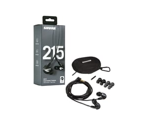Shure SE215 Pro Zestaw słuchawkowy Przewodowa Douszny Scena/studio Przezroczysty