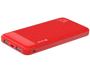 Tracer TRABAT46803 litium-polymer-powerbank (LiPo) 10 000 mAh röd
