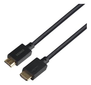 Deltaco HU-40-LSZH kabel HDMI 4 m HDMI Typu A (Standard) Czarny