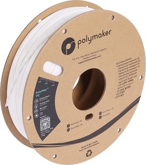 Polymaker PC02006 materiały drukarskie 3D Poliwęglan (PC) Biały 3 kg