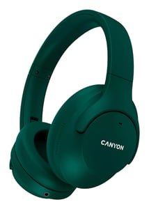 Canyon CNS-CBTHS10GN Kopfhörer/Headset, kabelgebunden und kabellos, Kopfbügel, Telefonate/Musik/Sport/Alltag, Bluetooth, grün