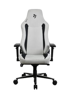 Arozzi Stoff-Gaming-Stuhl Vernazza Supersoft Hellgrau