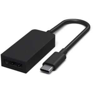 Microsoft Surface USB-C/DisplayPort-adapter, extern grafikkort, USB-C, svart