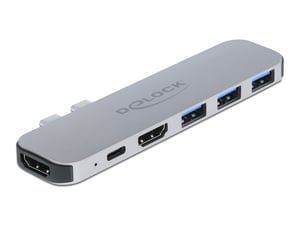 DeLOCK MacBook Docking Station with Dual HDMI 4K/PD/Hub