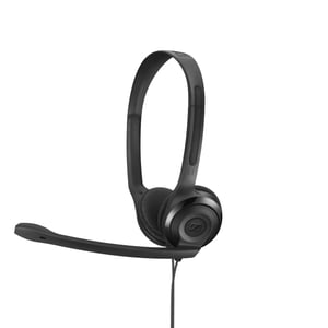 Sennheiser PC 5 CHAT Hörlurar med sladd, huvudbåge, kontor/callcenter, svart