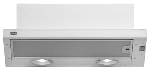 Beko CTB6250W Semi-Built-In (Pull-Out) Range Hood, White, 420 m³/h