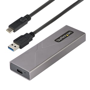 StarTech M2-USB-C-NVME-SATA obudowa do dysków twardych Obudowa SSD Szary M.2