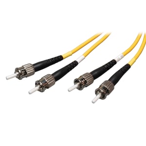 Tripp Lite N352-03M kabel InfiniBand / światłowodowy 3 m 2x ST OFNR Czarny, Żółty