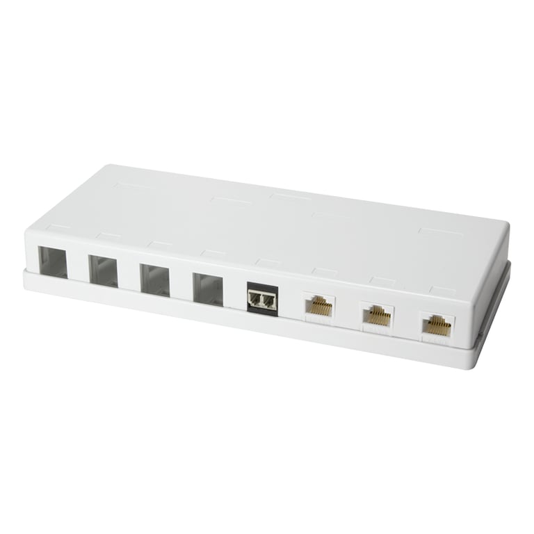 LogiLink NK4035 nakładka na gniazdko elektryczne RJ-45 Biały 1 szt.