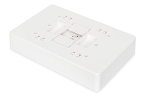 Digitus FTTH-Verteilerbox für bis zu 12 (24) x Mikroanschlüsse mit Kabelbaumfach
