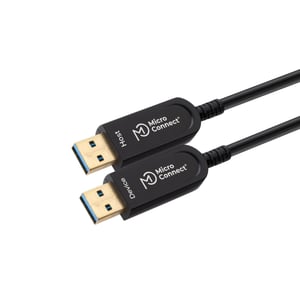 Microconnect USB3.0AA10BOP USB Cable, USB 3.2 Gen 1 (3.1 Gen 1), 10 m, USB A, Black