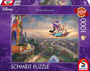 Schmidt Spiele Aladdin Puzzle, 1,000-piece jigsaw puzzle. Cartoons