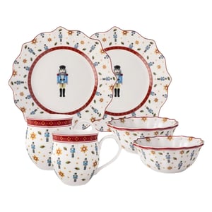 Villeroy & Boch 1485857287 zastawa obiadowa 6 szt. Porcelana Wielobarwny