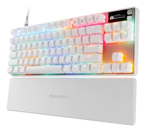 Steelseries APEX PRO TKL GEN 3 USB Gaming Keyboard, US English, White