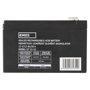 Emos 1201000850 Household Battery Rechargeable Lead-Acid (VRLA) Battery