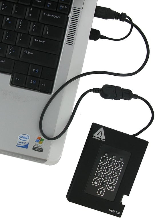 фото SSD накопитель Apricorn Aegis Padlock Fortress 256 GB (A25-3PL256-S256F) 3