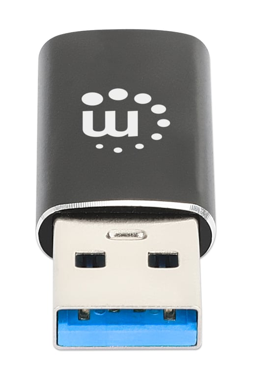 Manhattan 153980 przejściówka do kabli USB A USB C Czarny