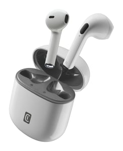 Cellularline 8018080454165 True Wireless Stereo (TWS)-hörlurar, in-ear, Bluetooth-samtal/musik, vit